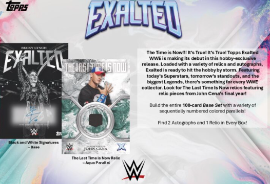 サムネイル： プロレス WWE 2025 TOPPS EXALTED HOBBY box  #トップス #プロレス