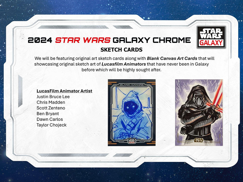 サムネイル： 2024 TOPPS STAR WARS CHROME GALAXY HOBBY box #StarWars #スターウォーズ