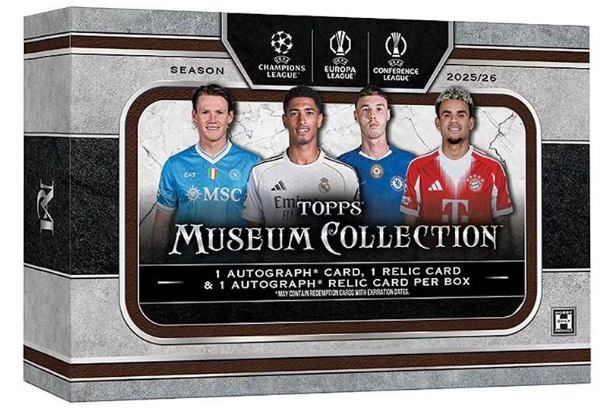 SOCCER 2025-26 TOPPS MUSEUM COLLECTION HOBBY box #サッカー #トップス
