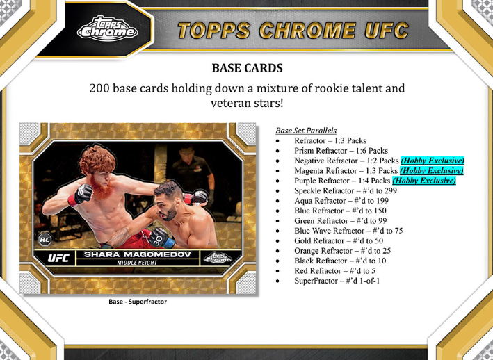 サムネイル： UFC 2024 TOPPS CHROME HOBBY box #総合格闘技 #トップス