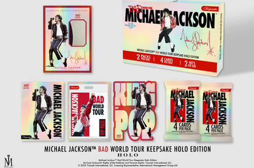 2026 SUPER BREAK Michael Jackson BAD WORLD TOUR KEEPSAKE HOLO