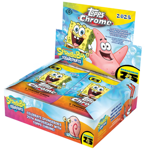 2025 TOPPS CHROME SPONGEBOB HOBBY box #スポンジボブ #トップス