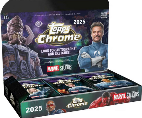 新品 ART OF MARVEL STUDIOS LIMITED EDITION 2025 TOPPS MARVEL STUDIO CHROME HOBBY box #マーベル #トップス