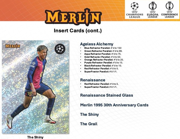 サムネイル： SOCCER 2024-25 TOPPS MERLIN CHROME UCC HOBBY box #サッカー #トップス #直筆サインカード #UEFA