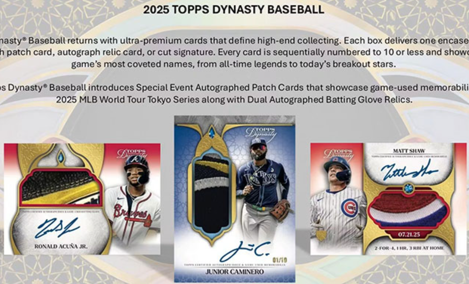 サムネイル： MLB 2025 TOPPS DYNASTY BASEBALL box #大谷翔平 #佐々木朗希 #トップス