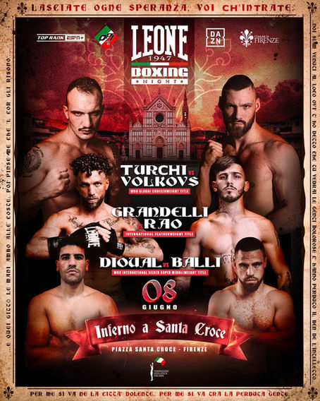 LEONE BOXING NIGHT – INFERNO A SANTA CROCE