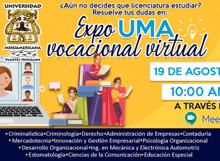 Inscribete!!! Expo UMA virtual