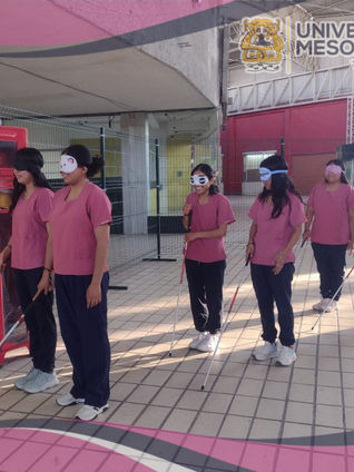 Practica con bastón  (Educación Especial)