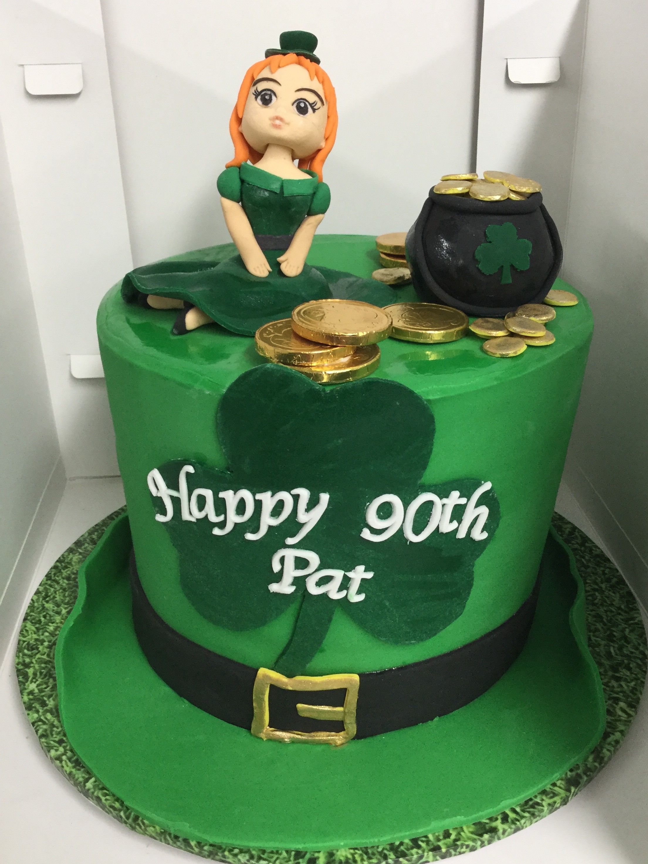 90th Birthday cake