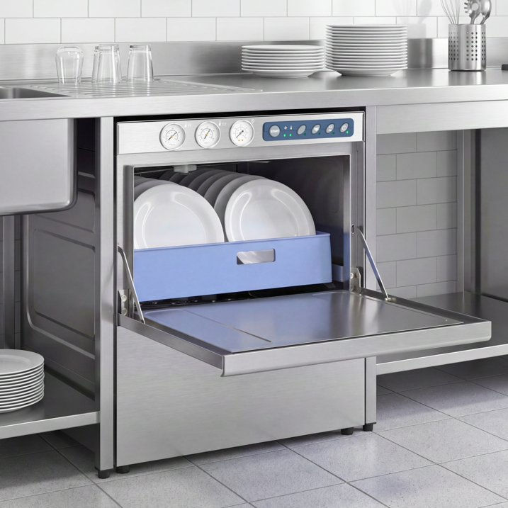 Thumbnail: 24 in. Commercial High-Performance Undercounter Dishwasher in Stainless-Steel