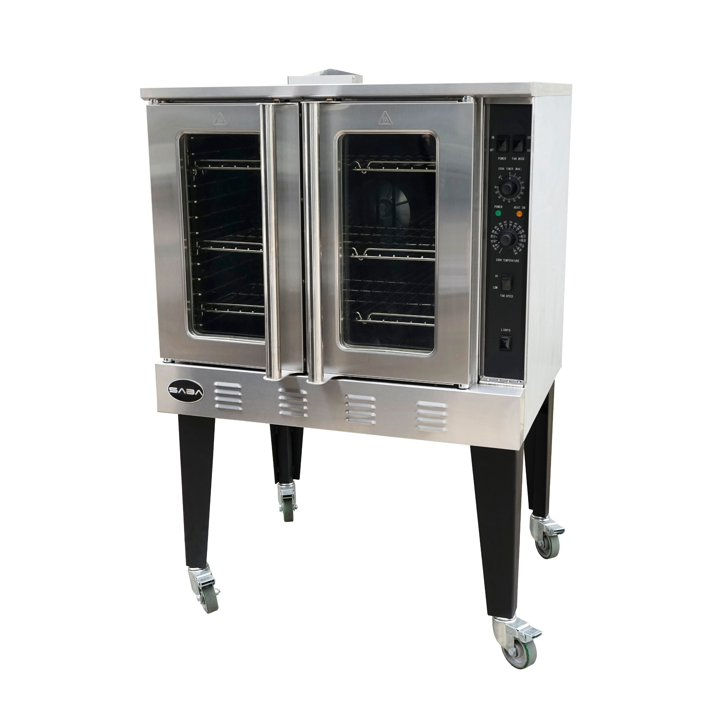 Heavy Duty Commercial Stainless Steel, Free Standing Gas Convection Oven