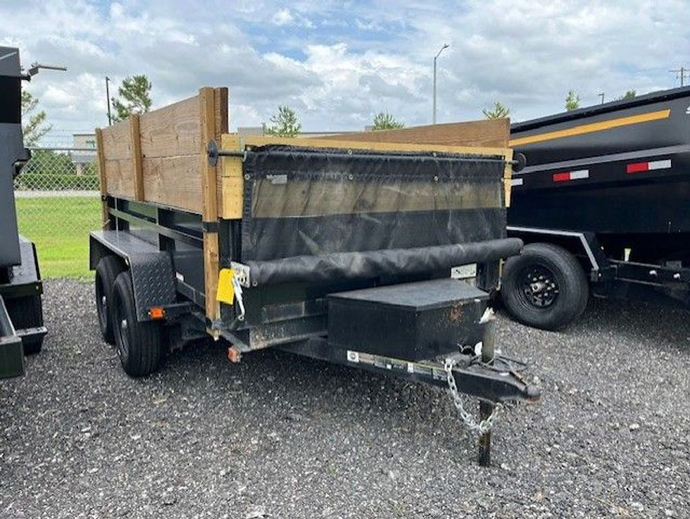 Thumbnail: Used 2023 Carry-On Trailer 6 x 10 Low Side Dump 10k Trailer