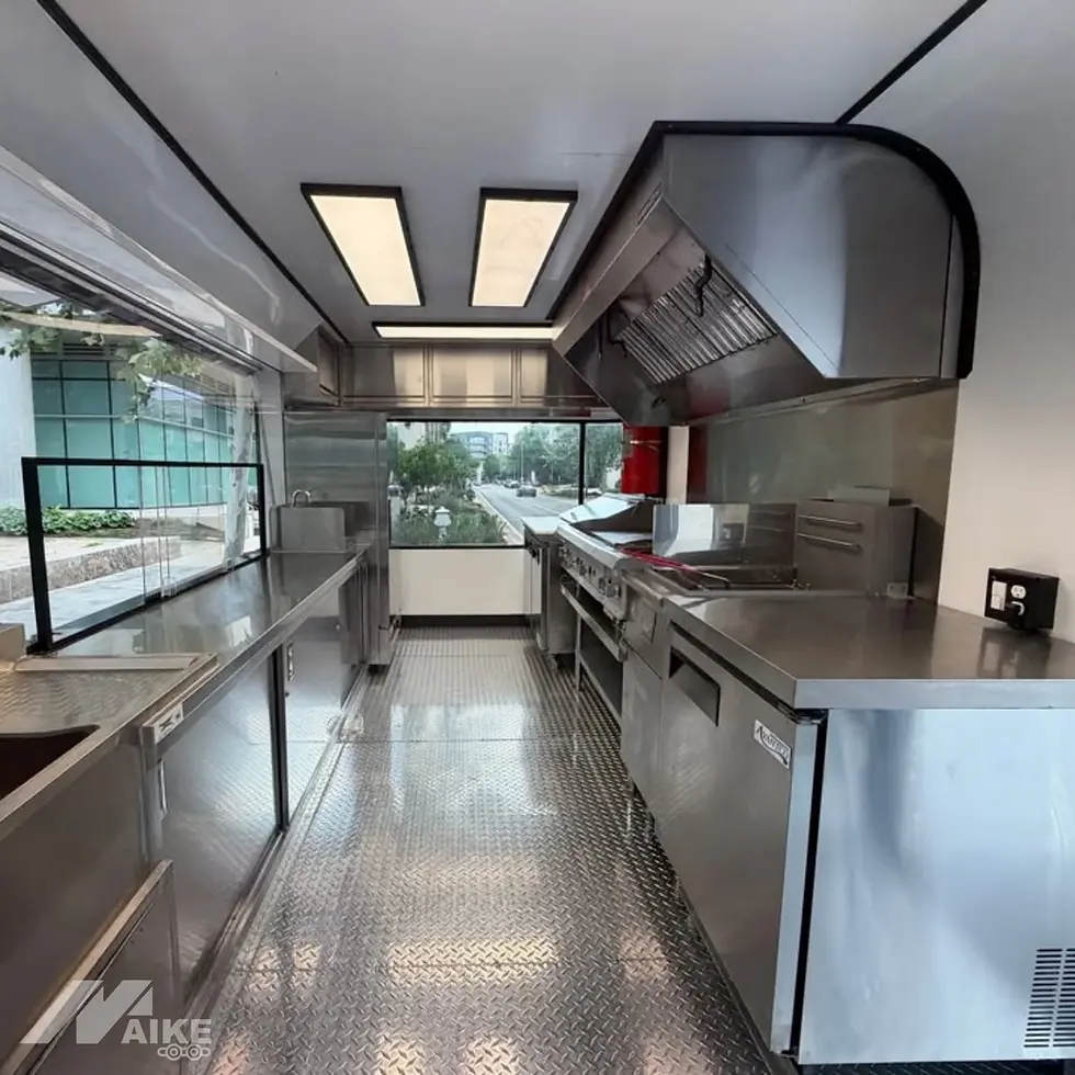 Thumbnail: Luxury Black Capsule Food Trailer Modern Mobile Kitchen for Coffee, Burgers