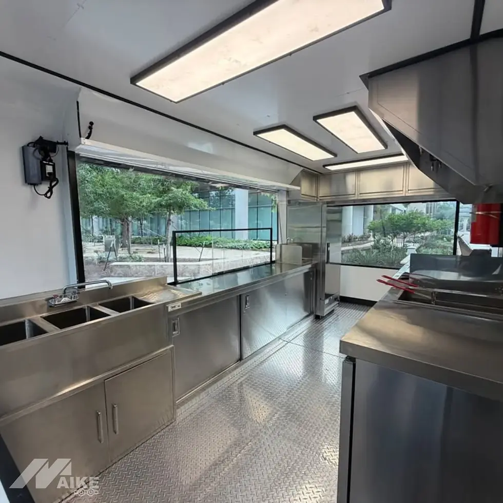 Thumbnail: Luxury Black Capsule Food Trailer Modern Mobile Kitchen for Coffee, Burgers