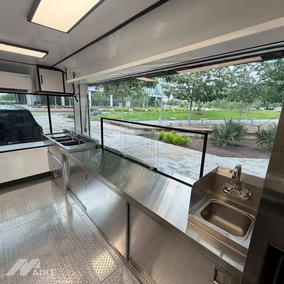 Thumbnail: Luxury Black Capsule Food Trailer Modern Mobile Kitchen for Coffee, Burgers