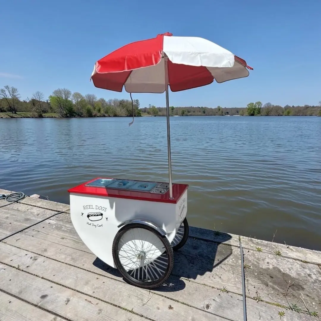 ELECTRIC HOT DOG CART ELECTRIC HOT DOGS PUSH CART MOBILE HOT DOGS VENDOR CATER