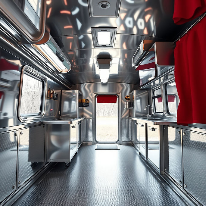 creat a 3d photo of the inside of an aluminum food trailer.jpg