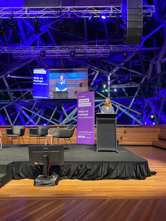 Moderator Sally Rugg at Rethinking Addiction in Australia