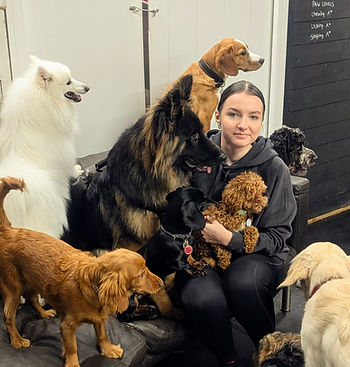 Christie and her fan club!