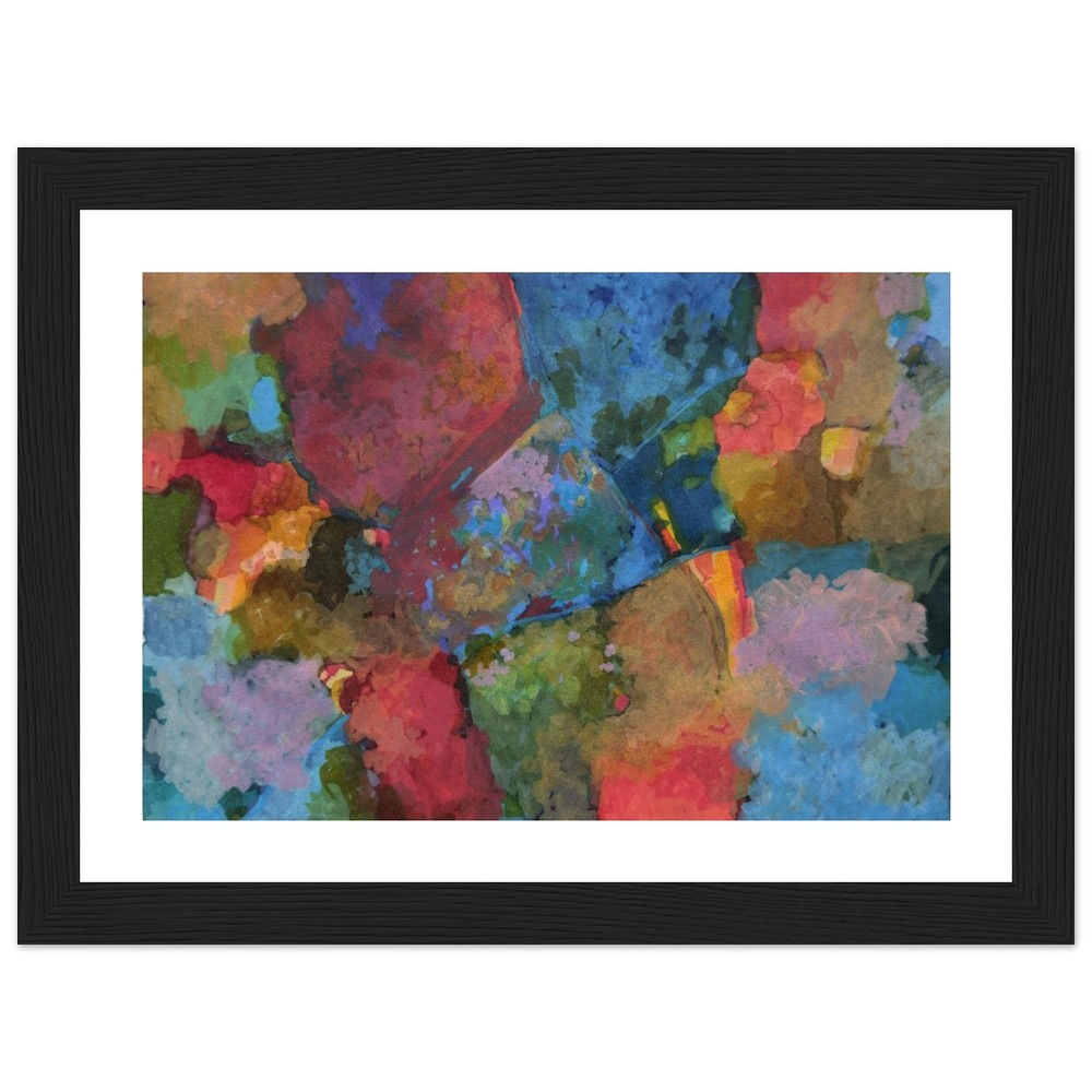 "Gold" Premium Matte Paper Wooden Framed Print