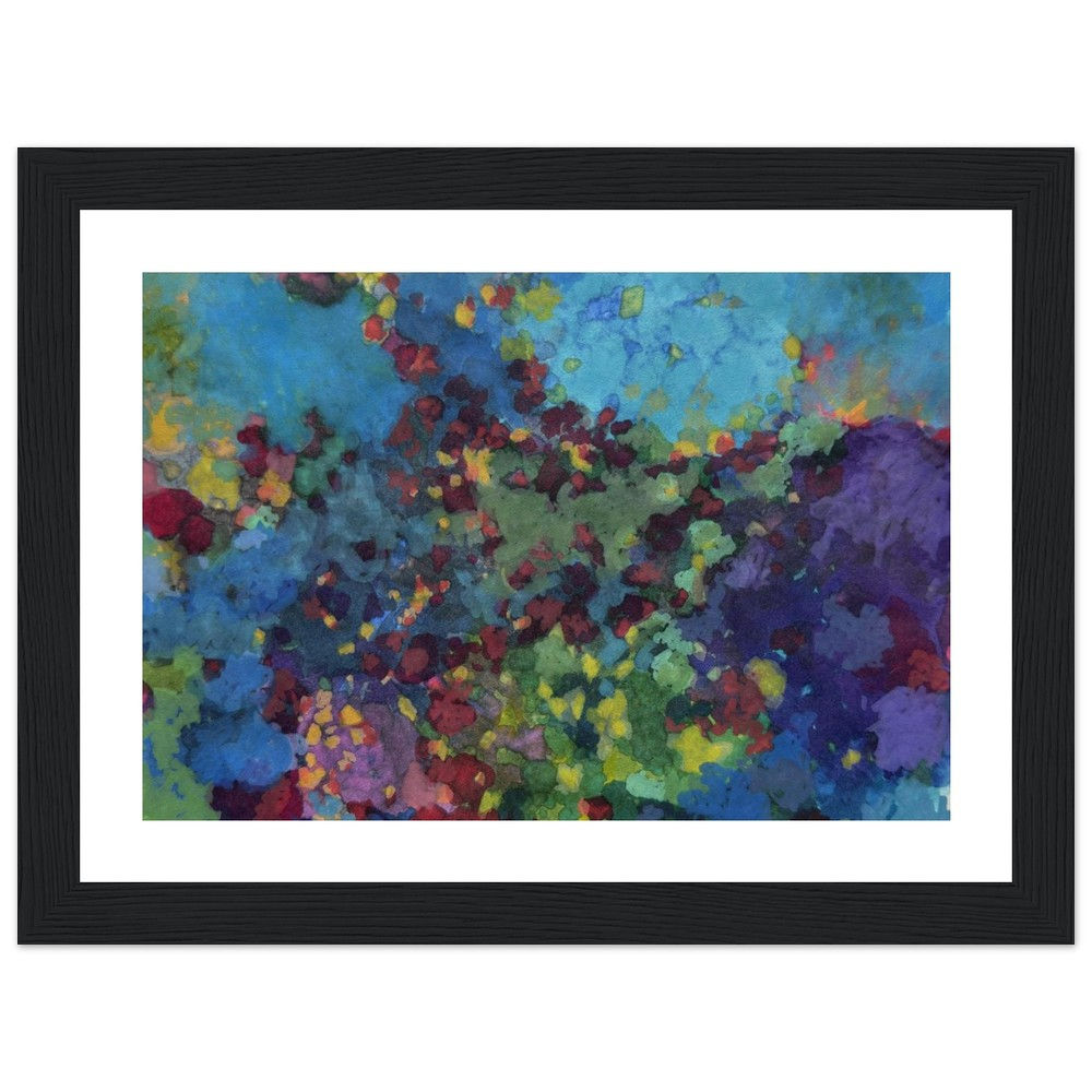 "Spaces" Premium Matte Paper Wooden Framed Print