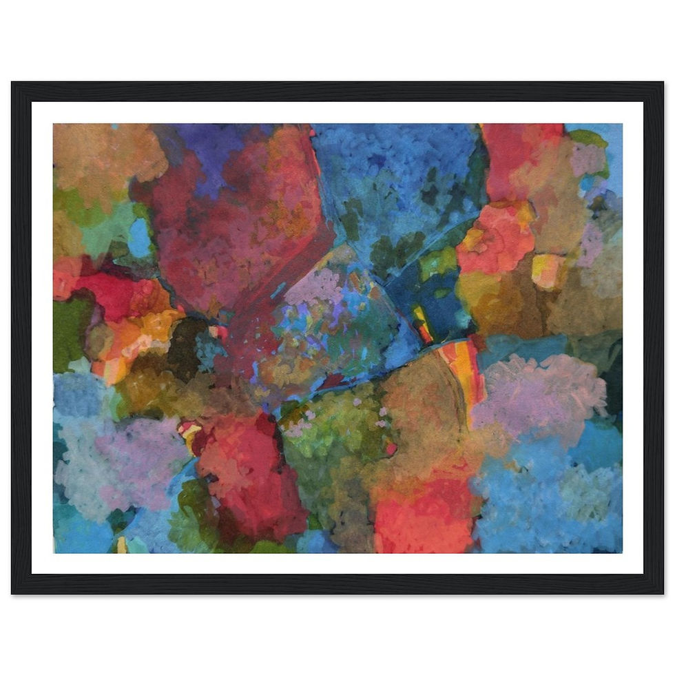 Thumbnail: "Gold" Premium Matte Paper Wooden Framed Print