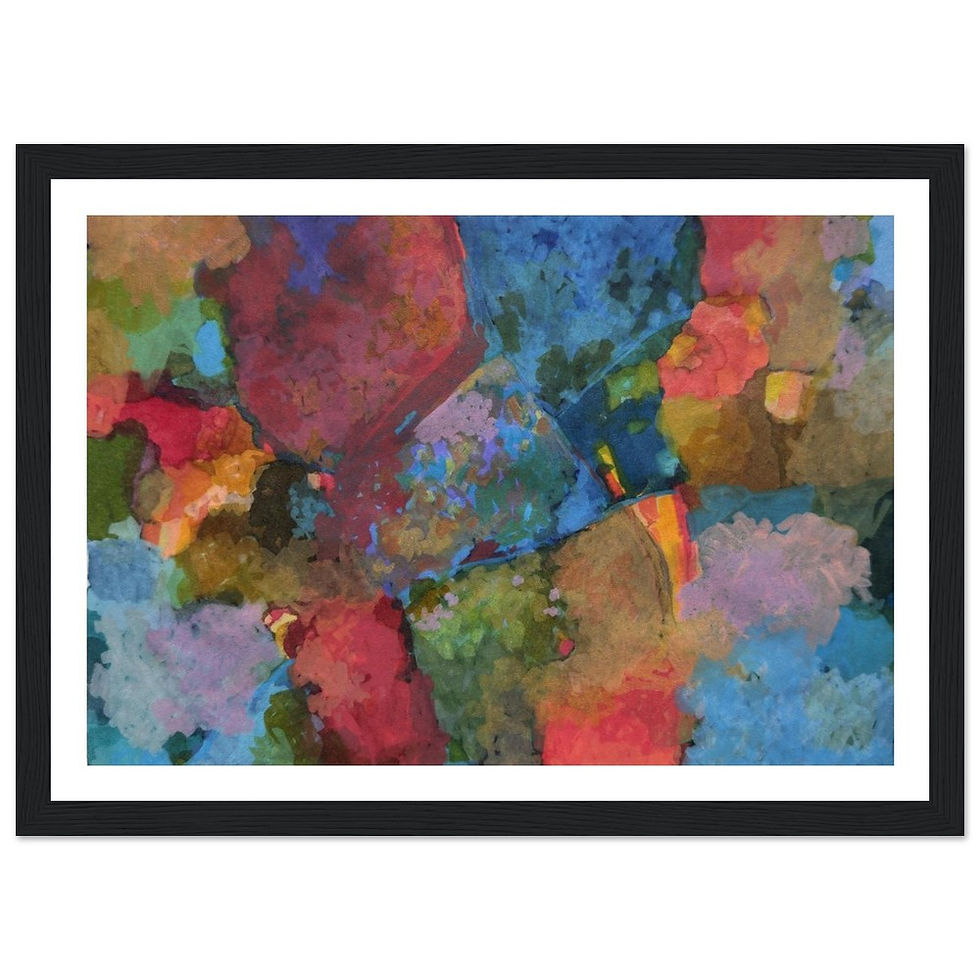 Thumbnail: "Gold" Premium Matte Paper Wooden Framed Print