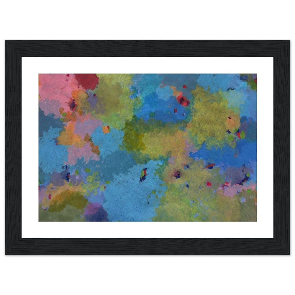 "Light" Premium Matte Paper Wooden Framed Print