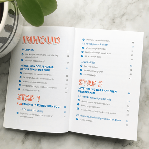 Project: Boek ontwerp voor De FUNfactor
