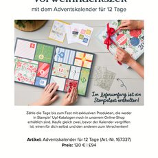 🎄 Adventskalender von Stampin' Up®