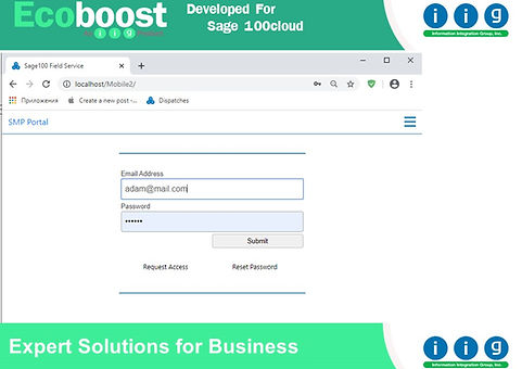 Customer Portal Sage100