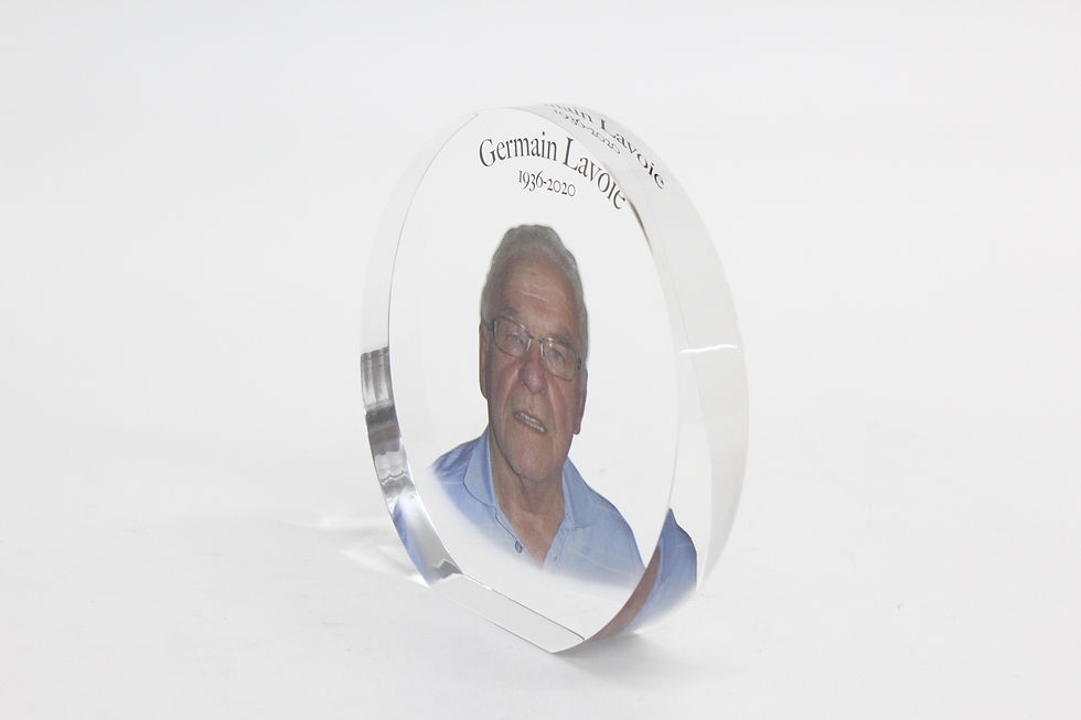 Miniature : Sur mesure - Plaque funéraire  MLavoie