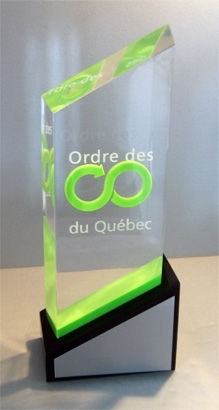 Sur mesure - Trophée Acrylique - OCCOQ