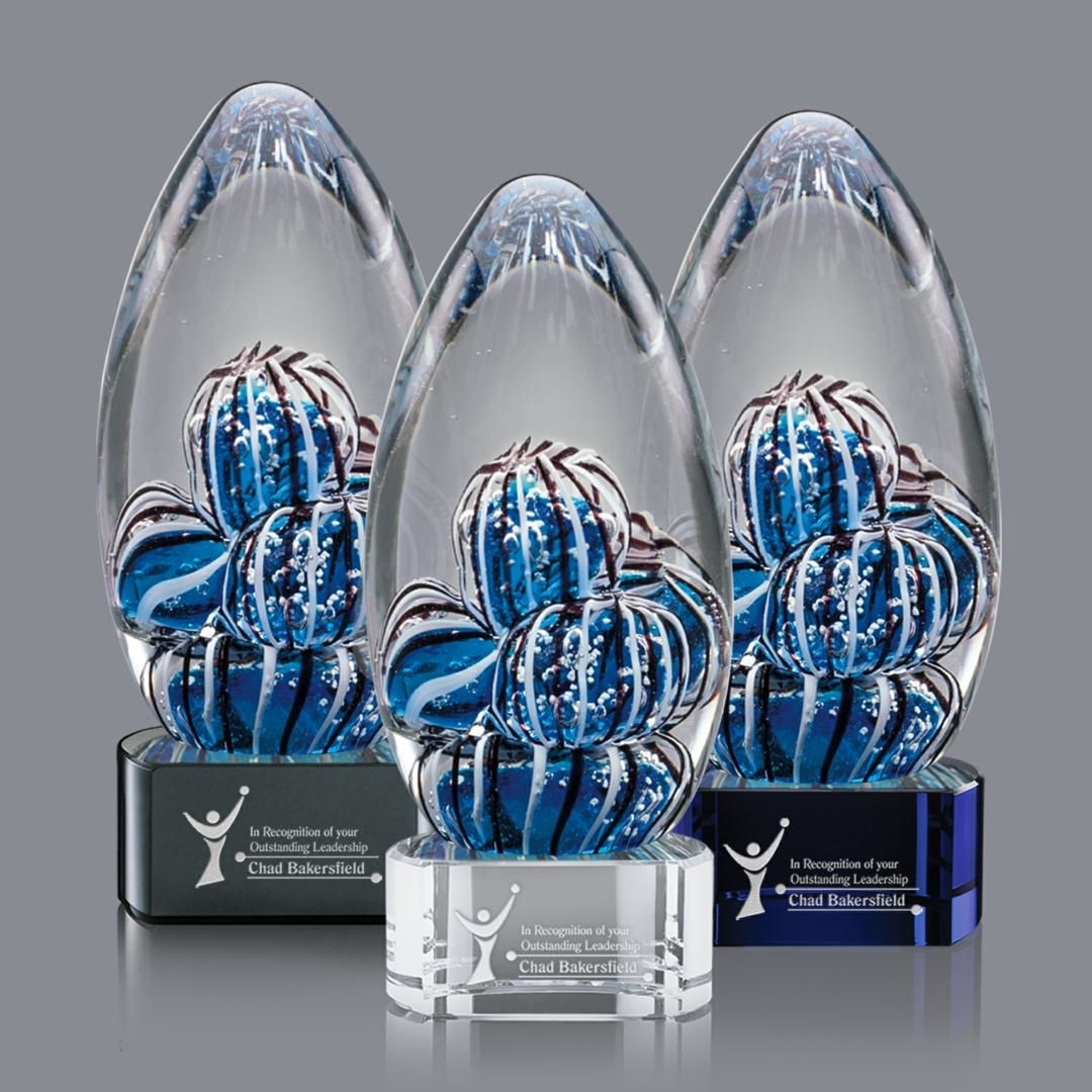 Trophy - Blown Glass - Contempo - Oval