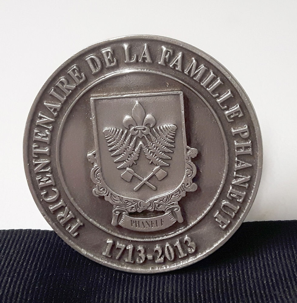 Thumbnail: Medal - Custom Metal - Tercentenary of the family