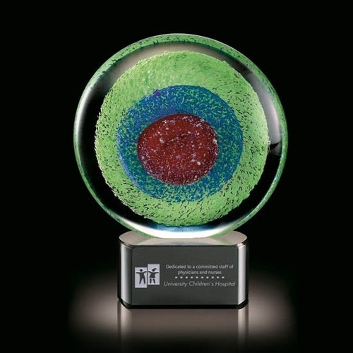 Trophée Verre Soufflé On Target