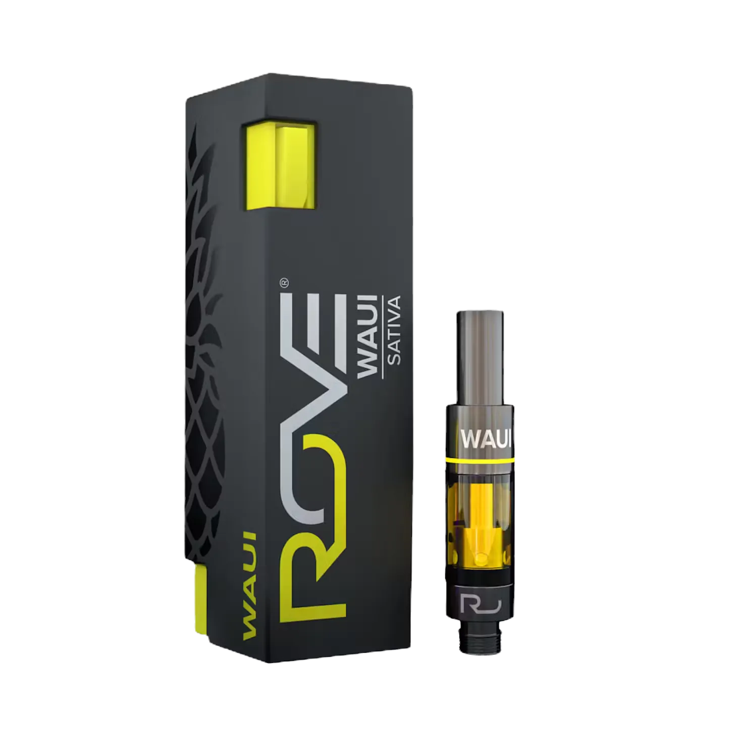 ROVE XL Waui Vape Cart 850mg - Cartucho sativa premium com sabor tropical doce e efeito revigorante.