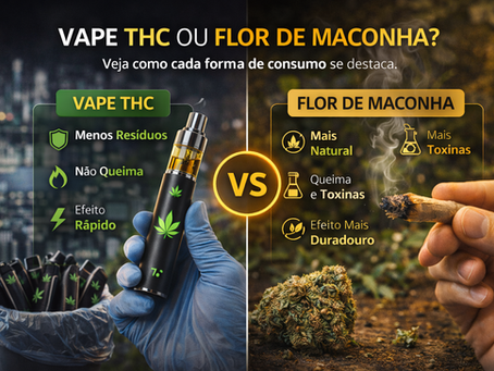 Diferença Entre Vape THC e Flor: Qual é Melhor Para Você?