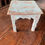 Thumbnail: OLD SMALL BLUE TABLE STAND
