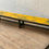 Thumbnail: OLD LONG LOW SCHOOL BENCH YELLOW GREEN