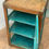 Thumbnail: OLD ORIGINAL SMALL BLUE COUNTER CABINET