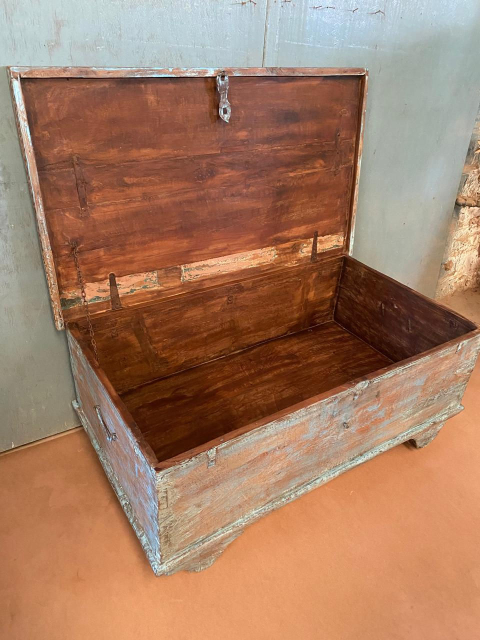 Thumbnail: OLD ORIGINAL BLUE CHEST COFFEE TABL