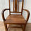 Thumbnail: SET OF 2 TEAK WOOD ART DECO ARMCHAIRS WITH ROUNDED ARMRESTS