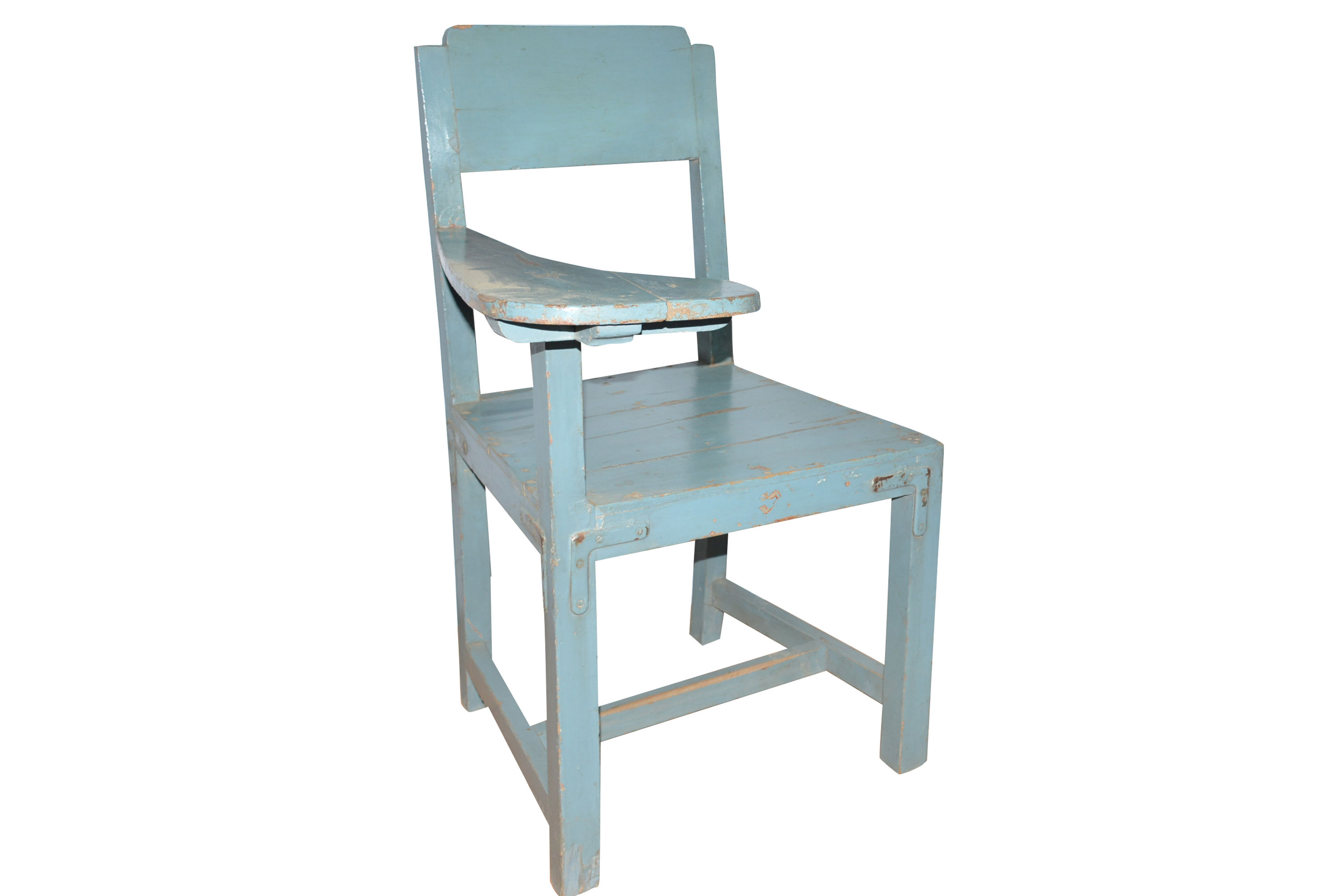 OLD ORIGINAL UNIVERSITY WRITING GREY CHAIR