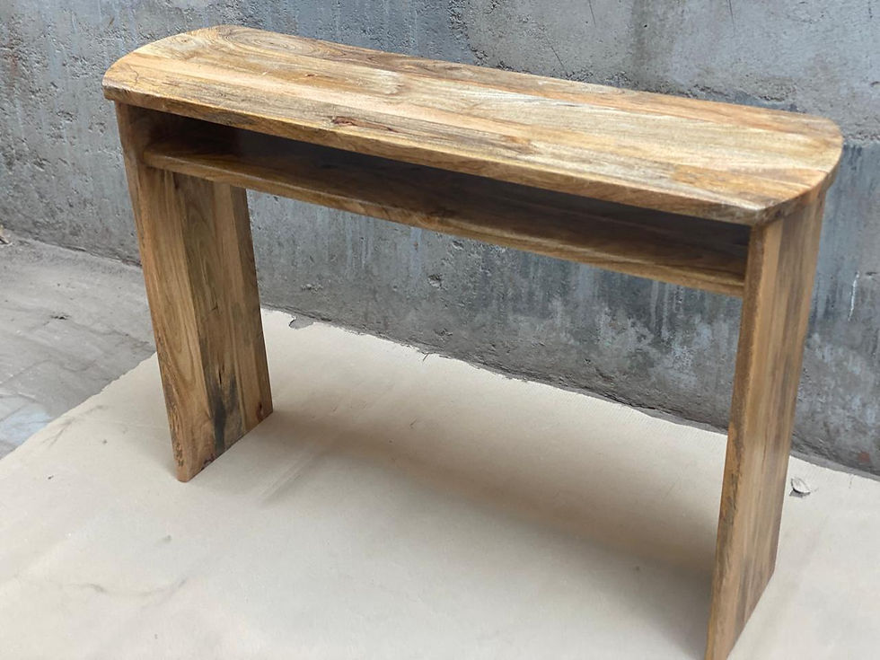 Thumbnail: SIMPLE MANGO WOOD CONSOLE