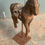 Thumbnail: OLD BIGGER HORSE WITH SADDLE IN ENAMEL