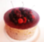 Torta mousse de frutos rojos