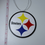 Thumbnail: Steelers Christmas Ornament