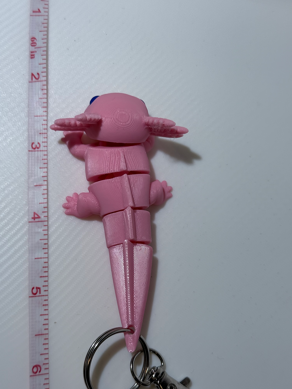 Thumbnail: Flexi Baby Axolotl Keychain