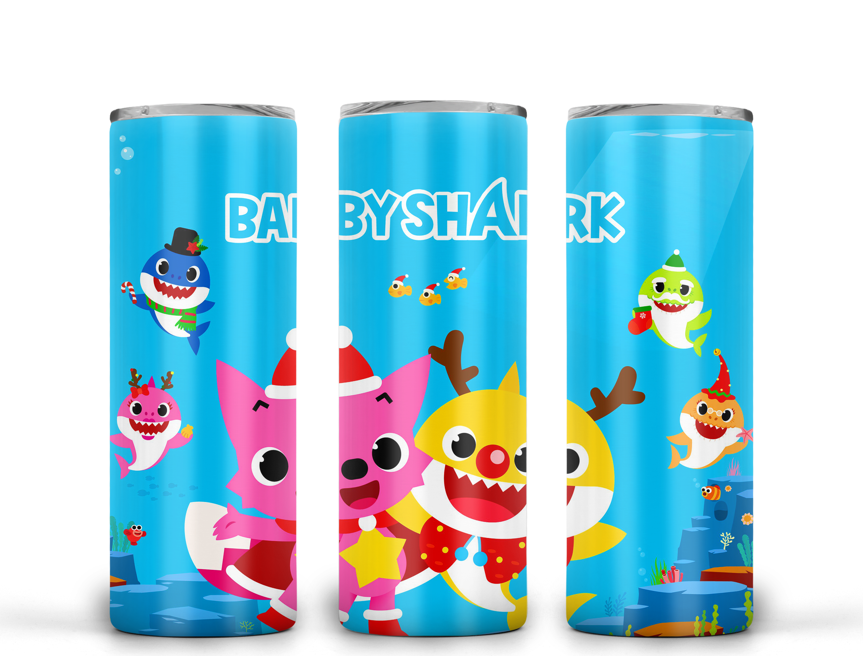 Baby Shark Tumbler Design